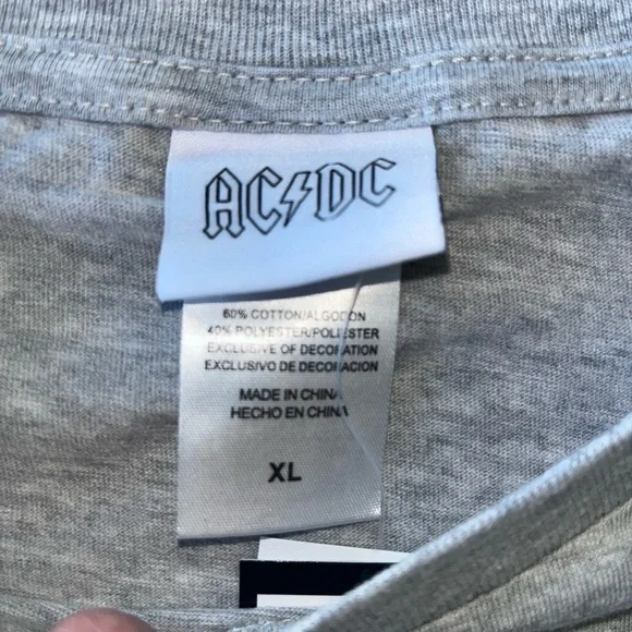 Men’s Embroidered AC/DC Americana Short Sleeve T-shirt - Picture 3 of 6